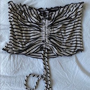 Strapless Crop Top